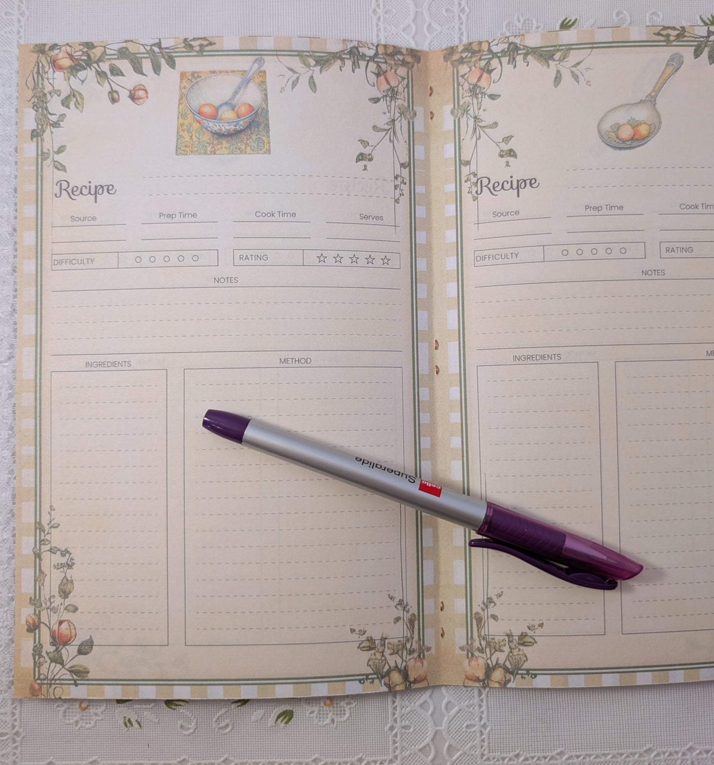 Recipe Saver Notebook