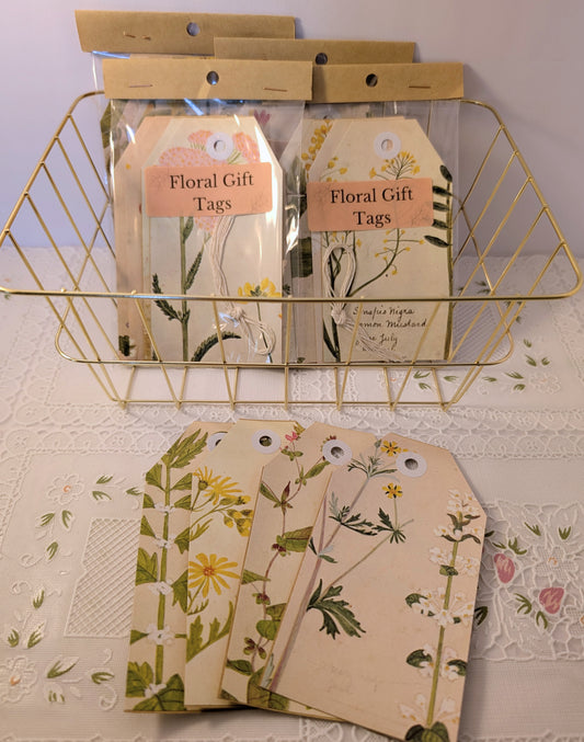 Upcycled Floral Gift Tags