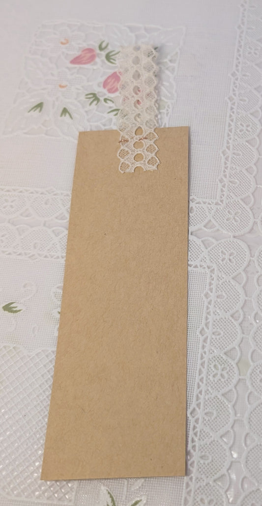 Floral Book Pages - Upcycled Bookmark