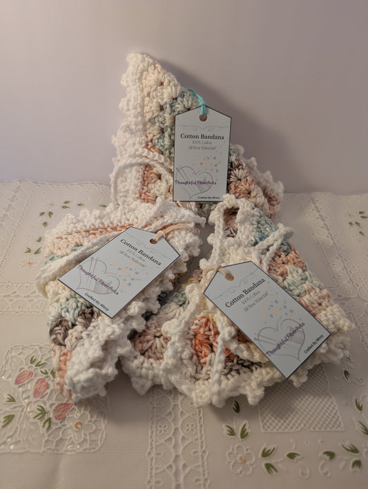 Crochet Cotton Bandana